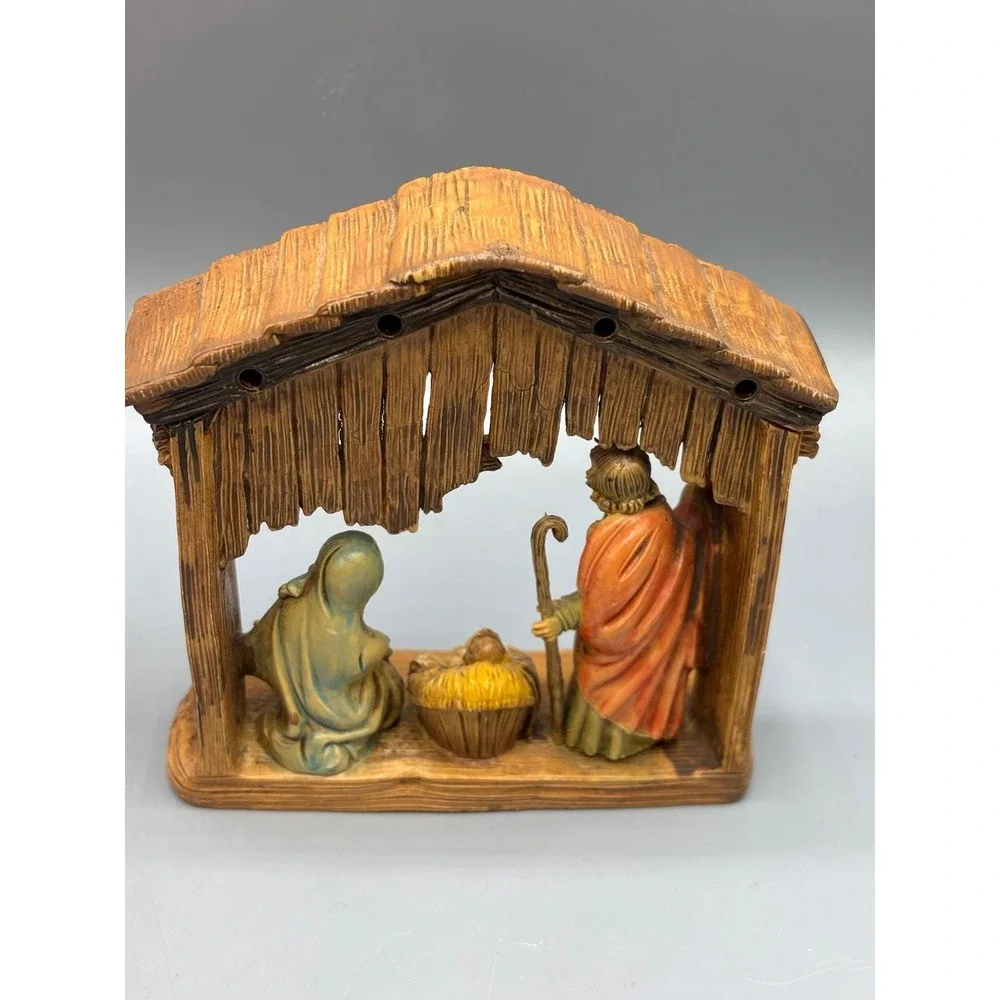 Vintage Nativity Scene Figurine Made In Italy Holiday‎ Christmas Religious Decor